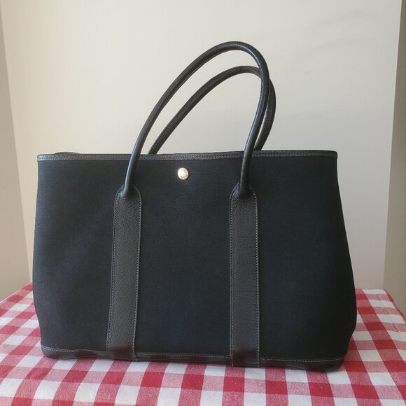 ❗🅂🄾🄻🄳❗Authentic Hermès Garden Party 36 Tote – Black – Excellent Condition - Picture 1 of 10